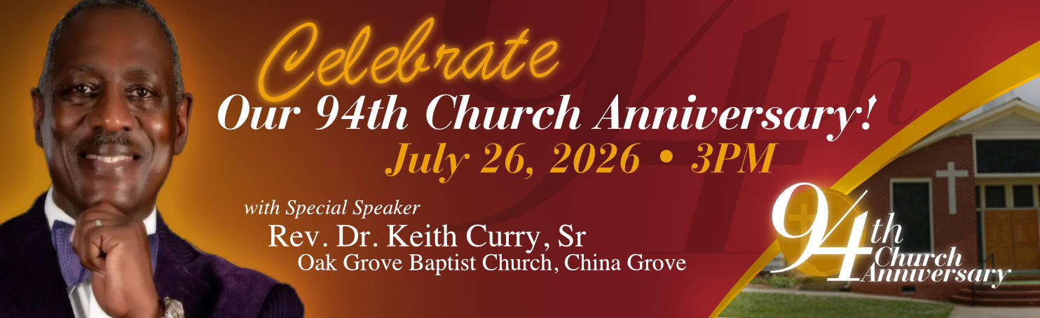 Church Anniversary July 26 Rev Dr Keith Curry Sr